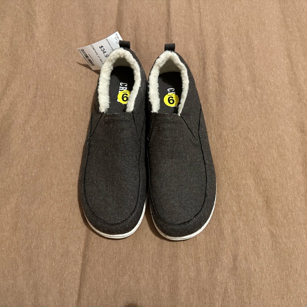 Cozy Gray Slip-On Shoes